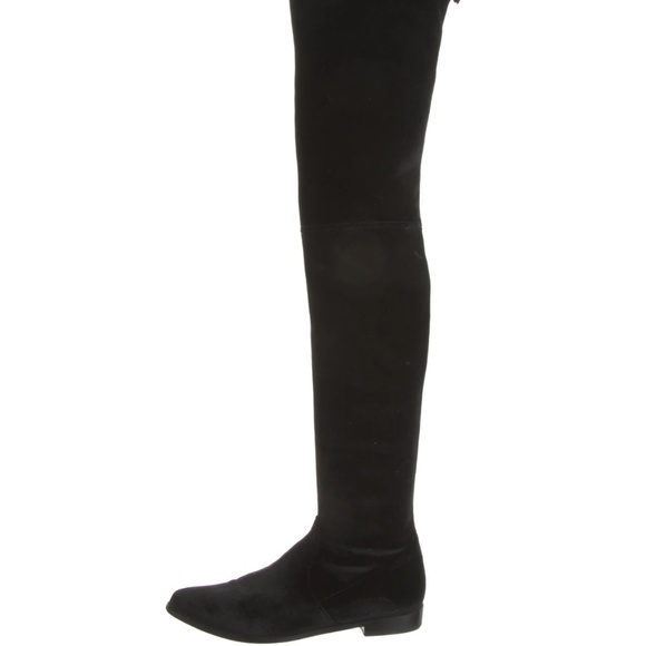 Stuart Weitzman Velvet Boots Women's Size US 7 - Picture 1 of 4